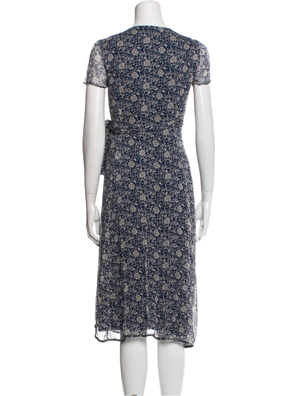 Sezane Wrap Dress size 38 medium - Picture 4 of 5